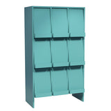 本棚 フラップ扉 マガジンラック A4書類収納 | arne flap 3×3/D40 aino