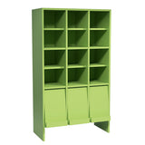 食器棚 収納棚 マガジンラック 扉付き収納 | arne flap 3×3open上/D40 aino