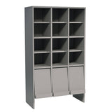 食器棚 収納棚 マガジンラック 扉付き収納 | arne flap 3×3open上/D40 aino