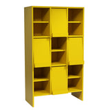 本棚 フラップ扉 収納家具 扉付き収納 | arne flap 3×3openクロス/D40 aino