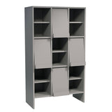 本棚 フラップ扉 収納家具 扉付き収納 | arne flap 3×3openクロス/D40 aino