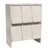 収納棚 リビング収納 マルチ収納 フラップ扉 | arne flap 3×2/D40 whitewood