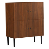 収納家具 キャビネット | arne 80L cabi 木目