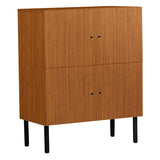 収納家具 キャビネット | arne 80L cabi 木目