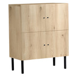 収納家具 キャビネット | arne 80L cabi 木目