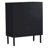 収納家具 キャビネット | arne 80L cabi 木目