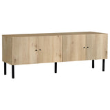 テレビ台 扉付き収納 | arne 160LTV 木目