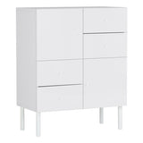 キャビネット 扉付き収納 | arne 80L chest cabi 木目