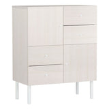 キャビネット 扉付き収納 | arne 80L chest cabi 木目