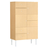 日本製キャビネット 扉付き収納 | arne 80M chest cabi 木目