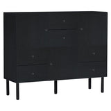 日本製キャビネット 扉付き収納 | arne 120L chest cabi 木目