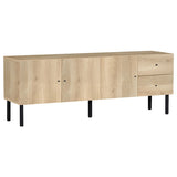 脚付きローボード オフィス収納 | arne 160LTV+C 木目