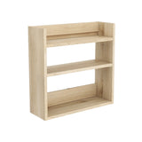 壁掛けラック ウォールシェルフ | Mirai ウォールラックL 602560 木目