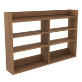 壁掛けラック ウォールシェルフ | Mirai ウォールラックL 1201580 木目