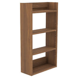 壁掛けラック ウォールシェルフ | Mirai ウォールラック スキマ 502090 木目