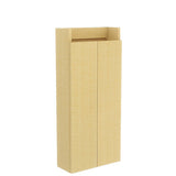 壁掛けシェルフ 壁掛けラック | Mirai ウォールラック スキマDX 401790 木目