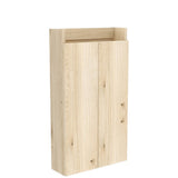 壁掛けラック スリムウォールシェルフ | Mirai ウォールラック スキマDX 501590 木目