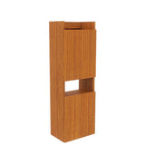 ウォールラック 壁掛けシェルフ | Mirai ウォールラック スキマDX 4025120 木目