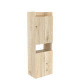 ウォールラック 壁掛けシェルフ | Mirai ウォールラック スキマDX 4025120 木目