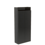 スリムウォールシェルフ スリムラック | Mirai ウォールラック スキマDX 401590 black