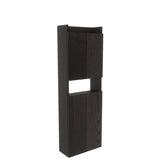 スリムウォールシェルフ スリムラック | Mirai ウォールラック スキマDX 5020150 天然木突板 タモグレー