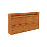 ウォールシェルフ 扉付き | Mirai ウォールキャビ 引戸A 1202064 木目