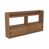 壁面収納 ディスプレイラック | Mirai ウォールキャビ 引戸B 1202564 木目