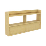 壁面収納 ディスプレイラック | Mirai ウォールキャビ 引戸B 1202564 木目