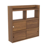 壁掛けラック ラック | Mirai ウォールキャビ 引戸B 902590 木目