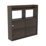 壁掛けラック ラック | Mirai ウォールキャビ 引戸B 902590 木目