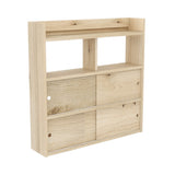 壁掛けラック ラック | Mirai ウォールキャビ 引戸B 902590 木目