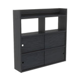 壁掛けラック ラック | Mirai ウォールキャビ 引戸B 902590 木目