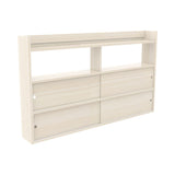 壁掛けラック 壁面ラック | Mirai ウォールキャビ 引戸B 1502590 whitewood