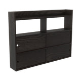 スライド扉 引き戸シェルフ | Mirai ウォールキャビ 引戸B 1202590 タモグレー