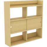 ウォールラック 壁掛け棚 | Mirai ウォールキャビ 引戸C 901590 木目