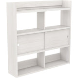 ウォールラック 壁掛け棚 | Mirai ウォールキャビ 引戸C 901590 木目