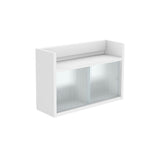 ウォールキャビネット ウォールシェルフ | Mirai ウォールキャビL アクリル戸 602040 木目