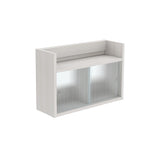 ウォールキャビネット ウォールシェルフ | Mirai ウォールキャビL アクリル戸 602040 木目