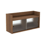 吊り戸棚 ウォールキャビネット | Mirai ウォールキャビL アクリル戸 802540 木目