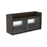 吊り戸棚 ウォールキャビネット | Mirai ウォールキャビL アクリル戸 802540 木目