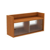 吊り戸棚 ウォールキャビネット | Mirai ウォールキャビL アクリル戸 802540 木目