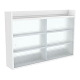 ウォールキャビネット ウォールシェルフ | Mirai ウォールキャビL アクリル戸 1202080 木目