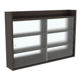 ウォールキャビネット ウォールシェルフ | Mirai ウォールキャビL アクリル戸 1202080 木目