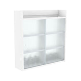 ウォールキャビネット ウォールシェルフ | Mirai ウォールキャビL アクリル戸 802080 nail