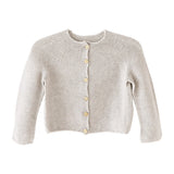 オーガニックコットン カーディガン | moc Garter knitting cardigan Cookie