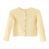 オーガニックコットン カーディガン | moc Garter knitting cardigan Cookie