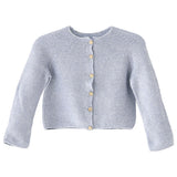 オーガニックコットン カーディガン | moc Garter knitting cardigan Cookie