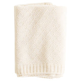 ブランケット ニット | moc knit diamond blanket Caramel アイボリー