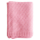 ブランケット ひざ掛け | moc knit diamond blanket Gummy アイボリー