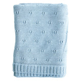 ブランケット ひざ掛け ニット | moc knit mesh blanket Gummy アイボリー